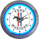 www.windstar.de - NEON UHR -MUSTANG/WEISS